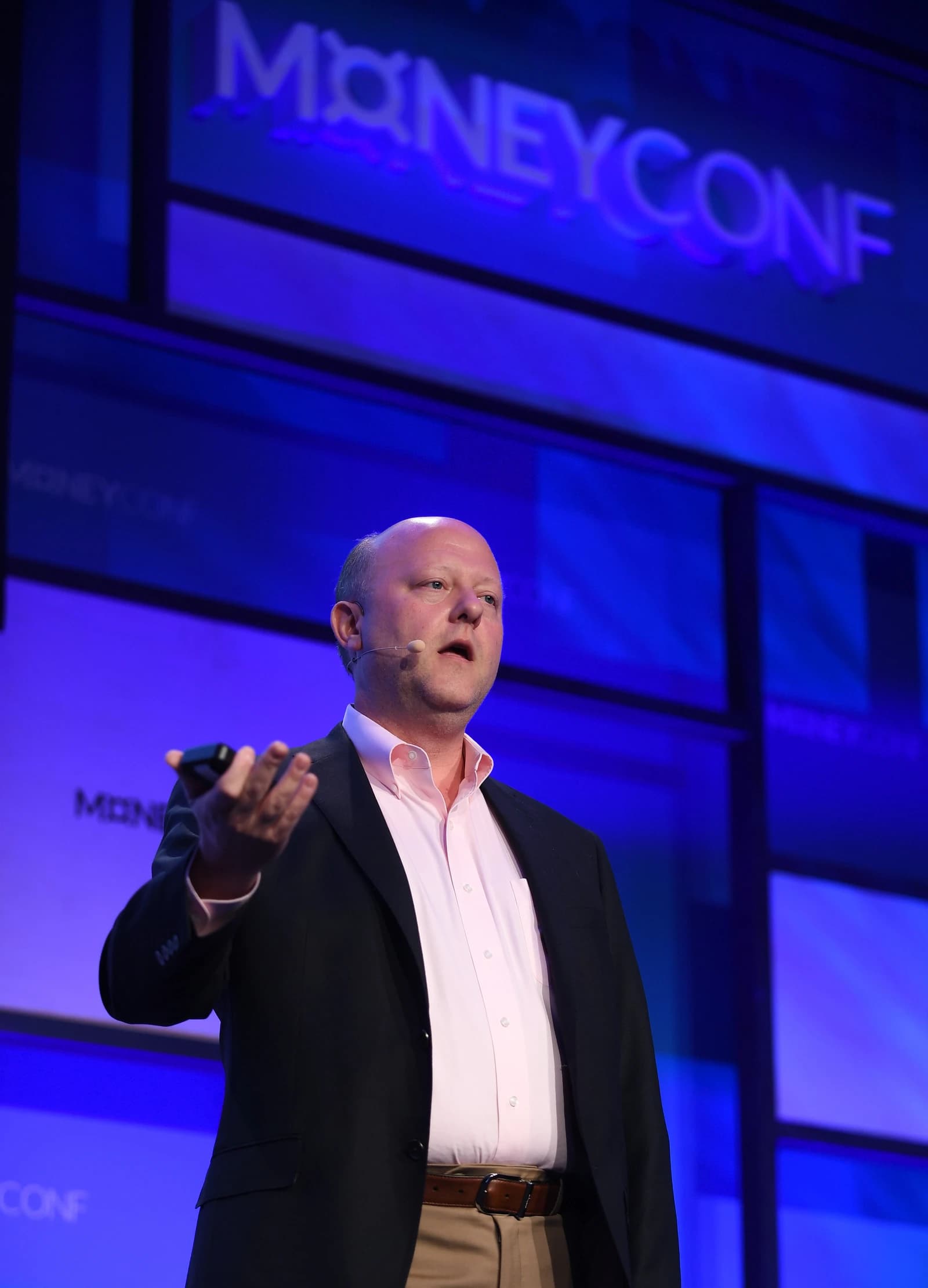 Jeremy Allaire, CEO of Circle, speaking at a technology conference.