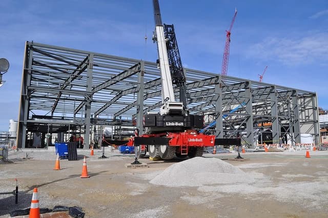 Construction of Blue Grass Chemical Agent-Destruction Pilot Plant Supercritical Water Oxidation Process Building.